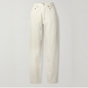 Agolde High Rise Tapered Baggy Jean in Drum, size 25